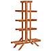 Supporto Per Piante 83x25x132 Cm In Legno Massello Di Abete - Foto miniatura 1