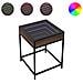Tavolino Da Salotto Con Led Infinity Rovere Marrone 40x40x51 Cm - Foto miniatura 2