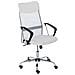 Sedia Scrivania Ergonomica Poltrona Ufficio traspirante Girevole Direzionale Bianco - Foto miniatura 2