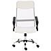 Sedia Scrivania Ergonomica Poltrona Ufficio traspirante Girevole Direzionale Bianco - Foto miniatura 4