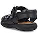 Casual Open Sandali Pelle Scarpe Uomo Nero Eu 41, 22060-00 - Foto miniatura 3