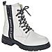 White Casual Booties Stivaletti Sintetico E Tessile Scarpe Donna Bianco Eu 37, Z9111-80 - Foto miniatura 2