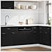 Pannello Lavastoviglie “Lyon” Rovere Nero 60x1,5x67 cm - Foto miniatura 9