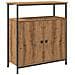 Credenza Rovere Artigianale 70x30x80 Cm In Legno Multistrato - Foto miniatura 2