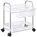Carrello Portaoggetti A 2 Livelli 37x28x43,5 Cm In Acrilico - Foto miniatura 2