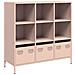 Credenza Rosa 101,5x39x103,5 Cm In Acciaio - Foto miniatura 2
