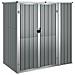 Lusso Casadino -  Capanno Per Attrezzi Grigio 161x89x161 Cm In Acciaio Zincato - Foto miniatura 1
