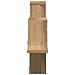 Mensola in rovere artigianale 104,5x10x43 cm in legno ingegnerizzato - Foto miniatura 7