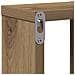 Mensola in rovere artigianale 104,5x10x43 cm in legno ingegnerizzato - Foto miniatura 8