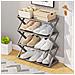 Scaffale Per Scarpe Modulare A X: Organizzazione E Stile Per La Tua Casa Grey - Foto miniatura 2