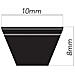 Cinghia Avx10 X 1100 Adattabile A Same 2,4119,081,0 - Foto miniatura 2