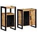 Set di mobili per il bagno 2 pcs Legno di mango solido e grezzo - Foto miniatura 1