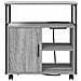 Mobile per Ufficio con ruota Grigio sonoma 61 x 46 x 67 cm - Foto miniatura 5