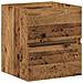 Mobile lavabo Rovere nero 41 x 39 x 62 cm Legno multistrato - Foto miniatura 6