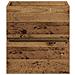 Mobile lavabo Rovere nero 41 x 39 x 62 cm Legno multistrato - Foto miniatura 8