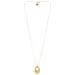 Collana Lunga A Catena In Oro Ufo 90cm - Foto miniatura 1