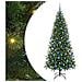 Albero di Natale artificiale con 300 LED Verde 180 cm PE e PVC - Foto miniatura 1
