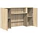 Banco Reception Rovere Sonoma 180x50x103,5 cm Legno Multistrato - Foto miniatura 6
