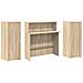 Banco Reception Rovere Sonoma 180x50x103,5 cm Legno Multistrato - Foto miniatura 7