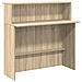 Banco Reception Rovere Sonoma 180x50x103,5 cm Legno Multistrato - Foto miniatura 8