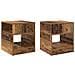 Tavolino 2 pcs Legno vecchio 40,5 x 40 x 45 cm - Foto miniatura 1