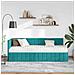Struttura Letto Angolare con Materasso 2 pcs Turchese Velluto - Foto miniatura 3