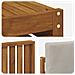 Set divani con cuscino 7 pcs Grigio Naturale e Chiaro - Foto miniatura 8