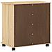 Mobile con Ruote con ruota Marrone 63,5 x 39 x 65,5 cm - Foto miniatura 6