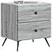 Armadio da Notte 2 pcs Grigio Sonoma 43 x 34,5 x 47,5 cm - Foto miniatura 2