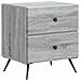 Armadio da Notte 2 pcs Grigio Sonoma 43 x 34,5 x 47,5 cm - Foto miniatura 3