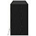 Mobile TV 91 x 34 x 61 cm Rovere Nero Legno ingegnerizzato - Foto miniatura 3