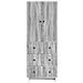 Set di armadi 2 pcs 66 x 34,5 x 90 cm Legno ingegnerizzato - Foto miniatura 4