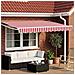 Tenda retrattile manuale con LED Rosso e Bianco 3 x 2,5 m - Foto miniatura 7