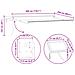 Tenda retrattile manuale con LED Rosso e Bianco 3 x 2,5 m - Foto miniatura 10