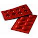 Stampo Semisfere 8 Cavita 5cm Classic Terracotta Silicone - Foto miniatura 1