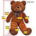 Orsacchiotto di Peluche XXL Marrone 85 cm - Foto miniatura 5