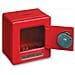 Salvadanaio In Metallo Rosso Cassaforte Con Combinazione - Foto miniatura 2