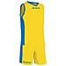 Kit Power - Completino Da Basket - Maglia Smanicata E Pantaloncino Di Colore Giallo / azzurro Taglia 2xs - Foto miniatura 1
