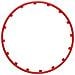 Set 4 Protezioni Cerchi Rim Ringz 16 Rosso - Foto miniatura 2
