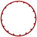Set 4 Protezioni Cerchi Rim Ringz 16 Rosso - Foto miniatura 1