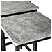 Set 5 Pezzi Tavolo Con 4 Sgabelli Mobile Bar Per Casa Stile Industriale Grigio, L100*p60*a87cm, Ogt11-hg - Foto miniatura 4