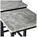 Set 5 Pezzi Tavolo Con 4 Sgabelli Mobile Bar Per Casa Stile Industriale Grigio, L100*p60*a87cm, Ogt11-hg - Foto miniatura 11