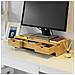 Supporto Monitor Pc Da Scrivania Con 3 Organizzatore Cassetti L51*p25*a12 Cm, Legno Massiccio Di Bambù Bbf03-n - Foto miniatura 7