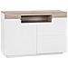 Credenza Laminata In Color Legno Chiaro / bianco Marlin - Foto miniatura 7