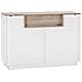 Credenza Laminata In Color Legno Chiaro / bianco Marlin - Foto miniatura 13