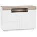 Credenza Laminata In Color Legno Chiaro / bianco Marlin - Foto miniatura 5