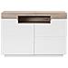 Credenza Laminata In Color Legno Chiaro / bianco Marlin - Foto miniatura 8