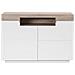 Credenza Laminata In Color Legno Chiaro / bianco Marlin - Foto miniatura 12