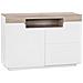 Credenza Laminata In Color Legno Chiaro / bianco Marlin - Foto miniatura 17