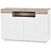 Credenza Laminata In Color Legno Chiaro / bianco Marlin - Foto miniatura 9
